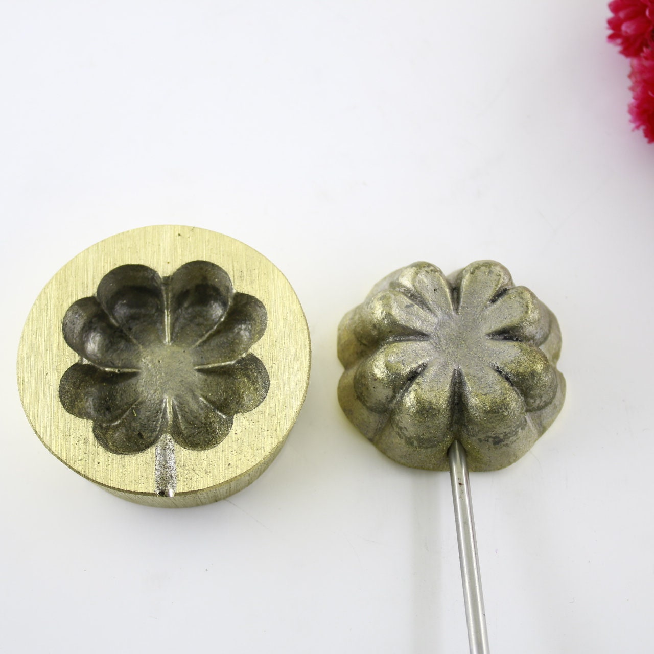 Millinery Flower Making Iron Mold / Petal Mould silk - Mould Tool - leather flower molds 5cm