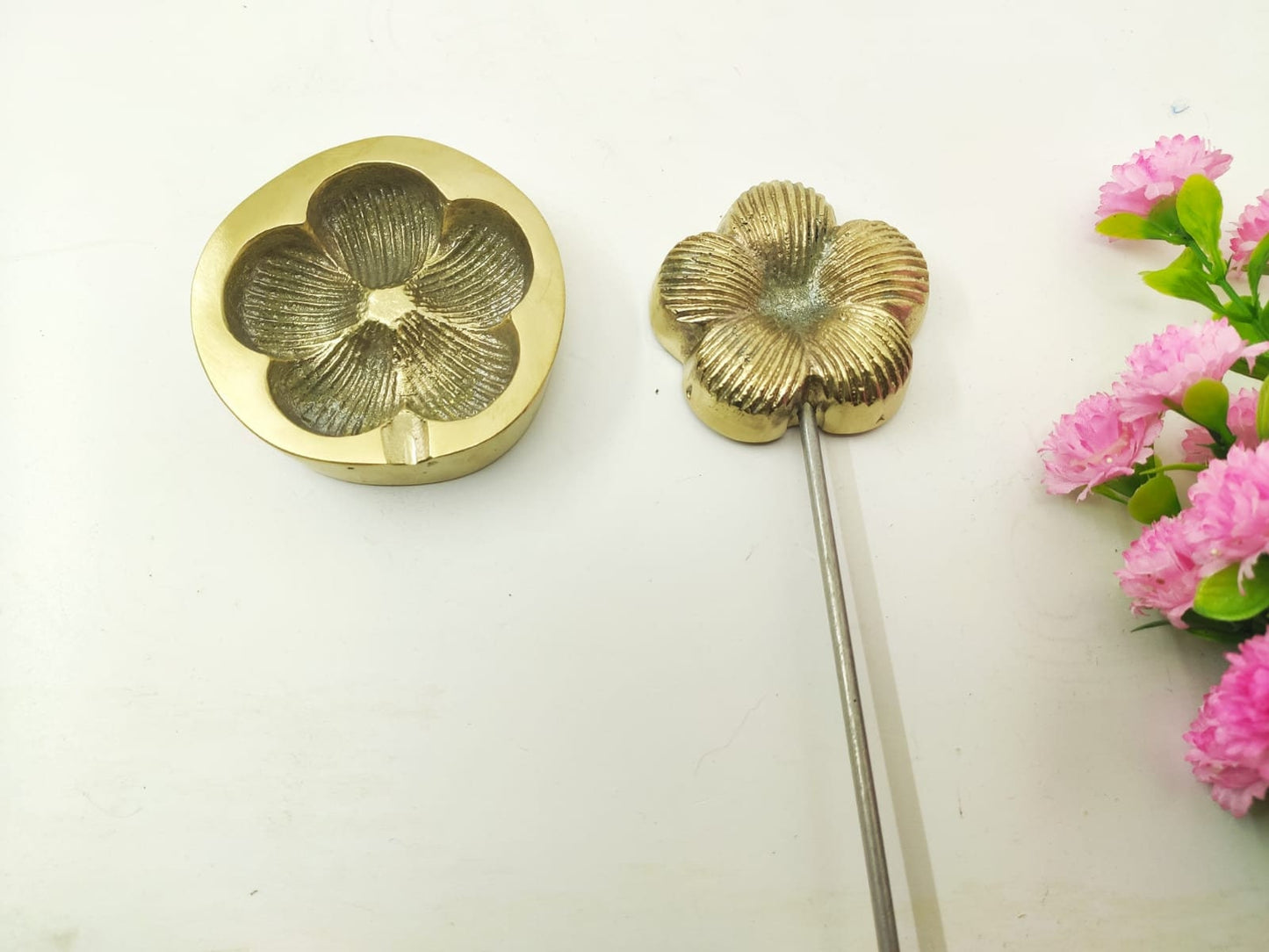 Millinery Flower Making Iron Tool Mold / Petal Mould silk - Molla Tool - leather flower molds - Artificial silk flowers 6cm