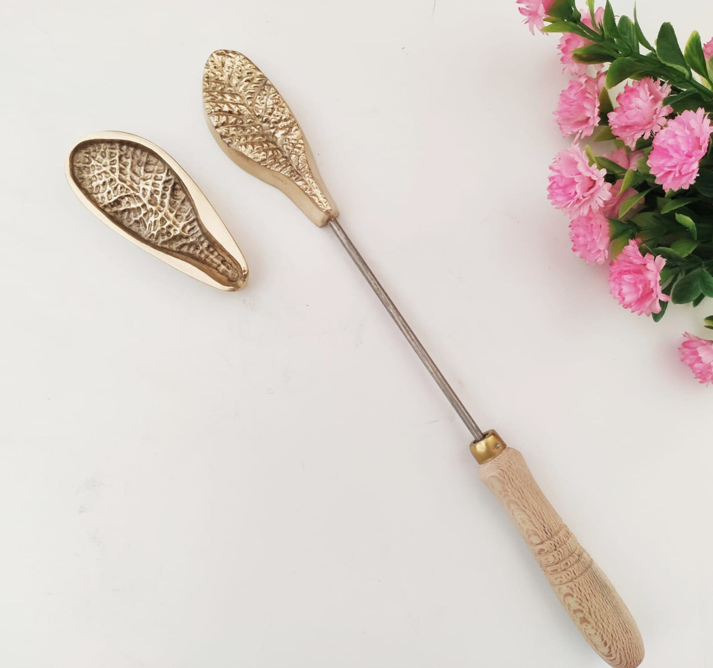 Millinery Flower making tool Flower making iron Mould /Petal Mould silk - 8cm x 3cm