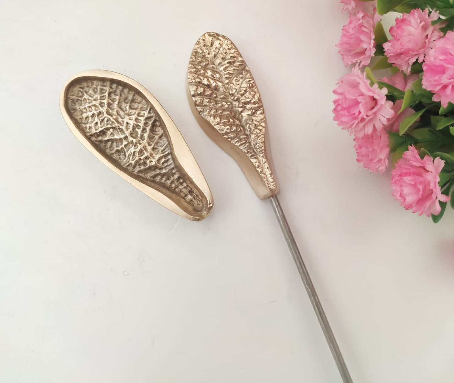 Millinery Flower making tool Flower making iron Mould /Petal Mould silk - 8cm x 3cm