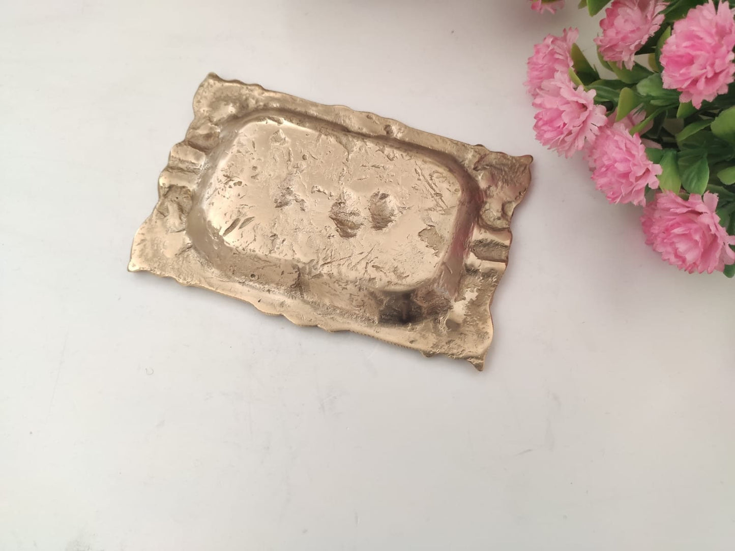 Brass ashtray home decor - solid brass ashtray- collection