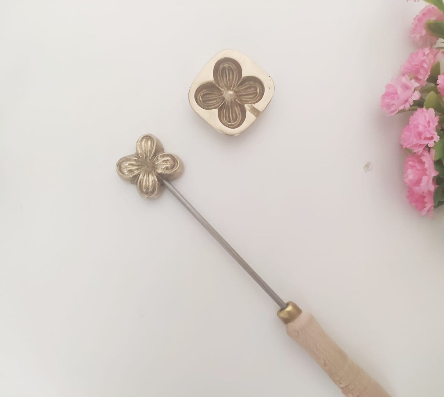 Millinery Flower making tool Flower making iron Mould /Petal Mold silk 3cm x 3cm