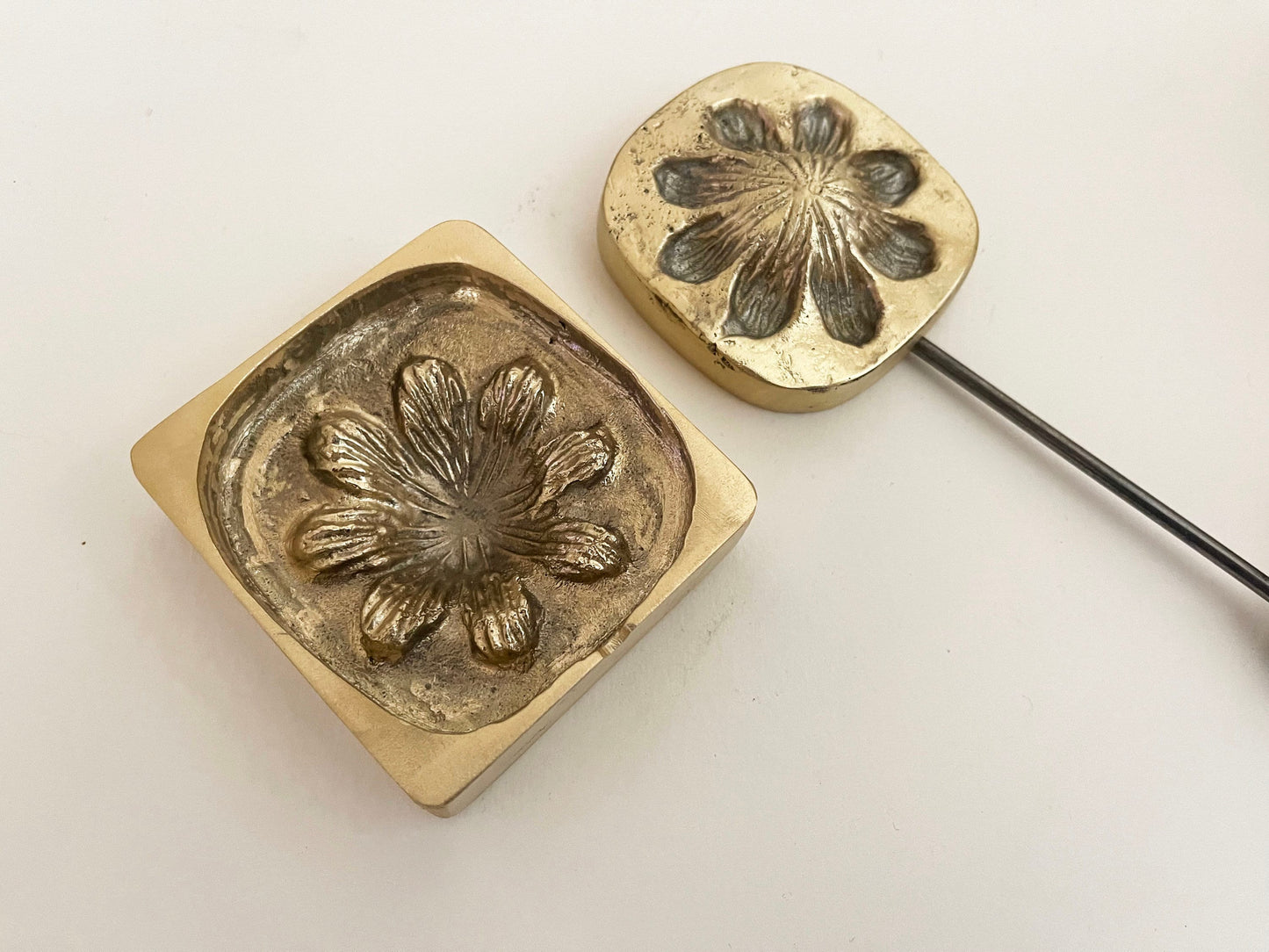 Leather working tool Millinery Flower making tool Flower making iron Mould - 7cm x 7cm